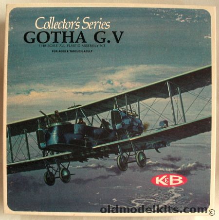 Aurora-KB 1/48 German Gotha G-V Bomber, 1126-300 plastic model kit